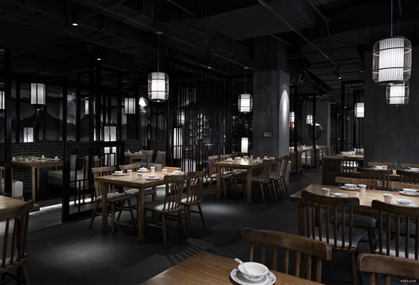 南寧千禧酒店源味堂戶(hù)型新中式裝修風(fēng)格設(shè)計(jì)方案解析